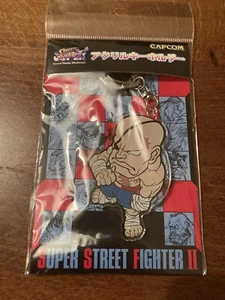 Street Fighter V Sagat Schlüsselanhänger Keyring Acryl Tekken e-capcom Japanisch - Bild 1 von 2