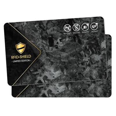 2x NFC Shield Card - Limited Edition - NFC Blocker Karte für EC & Kreditkarten