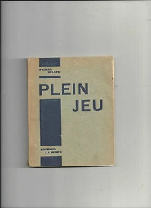 Plein jeu Pierre Delsuc Editions La Hutte REF E3 - Picture 1 of 1