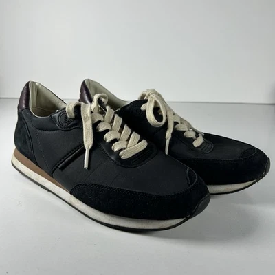 Sam Edelman Sneakers Size 8M Tori Lace Up Low Top Black Ladies H8512F4903 - Image 1 of 4