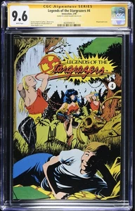 Legends of the Stargrazers #4 CGC 9.6 SS Signed Adam Hughes • Innovation 1990 - Picture 1 of 2