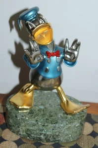 Estatua de arte de metal Chilmark 1995 The Duck Donald Duck ¡Solo 200 hechas! Disney en caja - Imagen 1 de 14