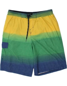 O'NEILL Mens Swimming Shorts Large Multicoloured Colourblock Polyester BV18 - Picture 1 of 4