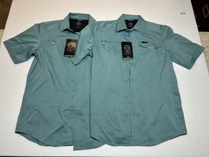 Wrangler ATG Herren kleines asymmetrisches kurzärmliges Outdoor-Hemd mit Reißverschlusstasche SET - Bild 1 von 10