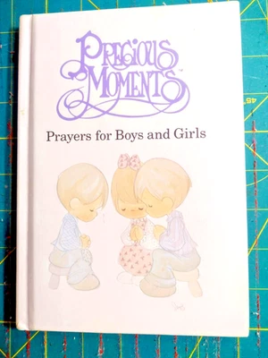 Precious Moments Prayers For Boys And Girls 1989 aberto não lido - Imagem 1 de 3