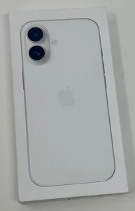 *BOITE VIDE ET INSERTS UNIQUEMENT* Apple iPhone 16 Blanc 128 Go BEL ! A3081 MYAQ3LL/A - Photo 1 sur 7