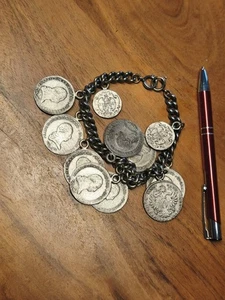 Münzkette Kein Silber Für Fasching - Bild 1 von 4