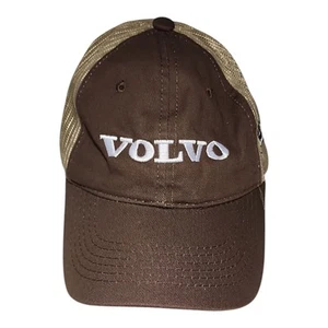 Cappello Volvo Berretto Strapback Maglia Cappello Camionista Marrone Serie Platino Regolabile - Foto 1 di 10