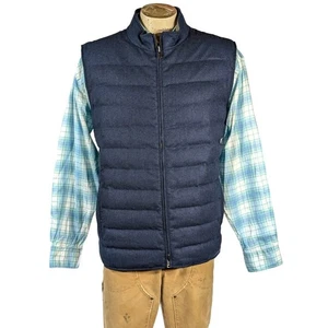 Chaleco acolchado reversible Peter Millar para hombre lana nailon cremallera completa talla XXL NUEVO CON ETIQUETAS $595 - Imagen 1 de 7