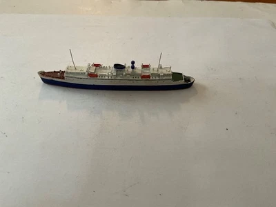 Bille Bi 58 Theodor Heuss Passagierschiff Schiffsmodell Kreuzfahrtschiff 1:1250 - Bild 1 von 4