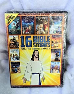 DVD 16 Bible Stories for the Whole Family & Bonus Sing A Long Audio CD 2014 - Picture 1 of 8