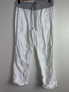 Lorna Jane Flashdance Pants Size XS White With Grey Trim Like New Worn Once - Picture 1 of 8