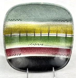 VINTAGE ZIEGLER SCHAFFHAUSEN BOWL PLATTER POTTERY MID CENTURY MODERN COLORFUL - Picture 1 of 7