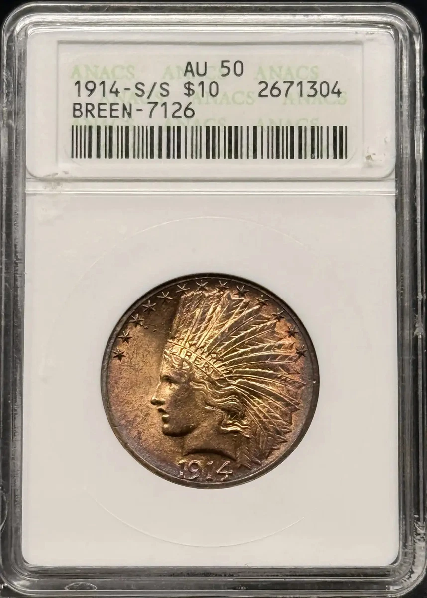 アメリカ 10ドル記念硬貨 1914年 インディアン デンバー アメリカ 10