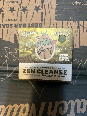 Dr. Squatch Ltd Ed. Bar Soap Zen Cleanse Mandalorian Zero Grit 5oz - Image 1 of 4