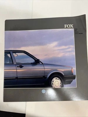 Catálogo folleto de venta de autos originales Volkswagen Fox 1988 Foto 1 de 4
