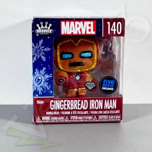 Funko Minis Marvel - Gingerbread Iron Man #140 Diamond Collection | Five Below - Picture 1 of 8