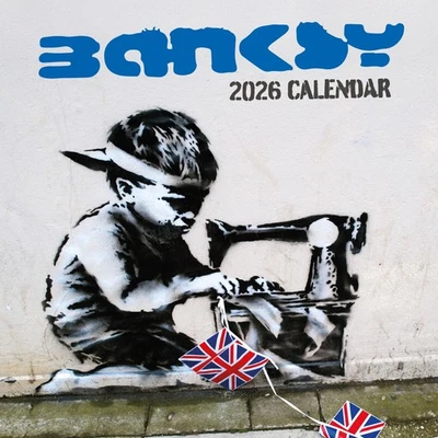 RED ROBIN PUBLISHING Banksy 2026 Square Wall Calendar
