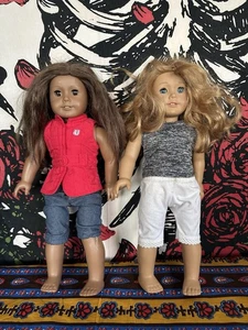 Lot 18" American Girl Doll Truly Just Like Me #33 #29 2011 2012 RETIRED READ - Picture 1 of 15