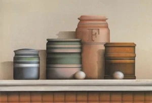 James Carter Two Eggs Signed Original Lithograph - Picture 1 of 1