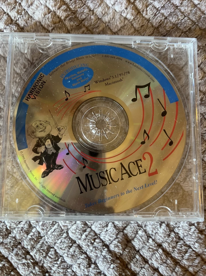 Harmonic Vision Music Ace Educator V.2 WINDOWS 95 98 2000 Apple Macintosh OS - Image 1 of 1
