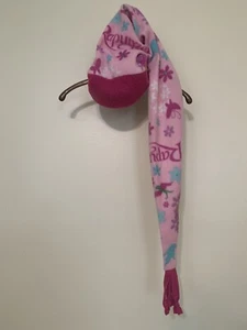 EUC~Girl’s Tween Handmade Fleece Stocking Hat Scarf~Rapuzel~Disney - Picture 1 of 3
