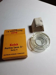 Vintage KODAK Lens Filter Series 4 drop in type Portra 2+ close-up FREE SHIPPING - Picture 1 of 5