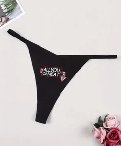 Lencería sin costuras ""Todo lo que puedas comer"" linda bragas de regalo sexy talla pequeña - Imagen 1 de 3