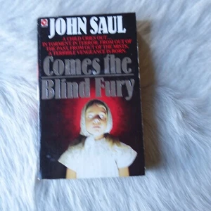 John Saul Comes The Blind Fury 1990 Vintage Ghost Book Vintage Horror Book - Picture 1 of 7