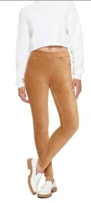Legging de pana para mujer HUE camel talla S Foto 1 de 2