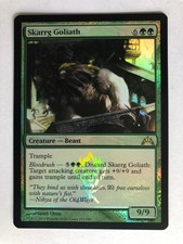 Mtg Magic the Gathering Gatecrash Skarrg Goliath FOIL