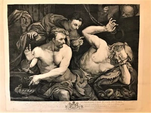 Jose Ribera.Jose interpretando sueños. Grabado original 1767 - Picture 1 of 1