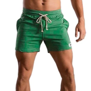 Green Shorts Men Cotton Short Men 5 Inch Shorts for Men 5 Inch Inseam Shorts ... - Picture 1 of 5