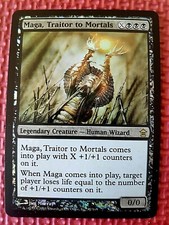 MtG Foil MAGA, TRAITOR TO MORTALS 81/165 Saviors of Kamigawa SoK SP Magic