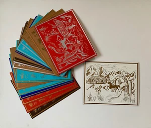 Vtg ARIZONA Western Horse And Southwest Mission Theme Art Print Christmas Card ? - Picture 1 of 4