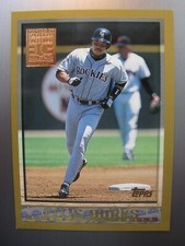 1998 Topps Minted in Cooperstown Ellis Burks #310 Colorado Rockies