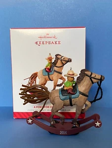 2014 Hallmark Keepsake Ornament ~ A PONY for CHRISTMAS #17 ~ New in Box - Picture 1 of 3