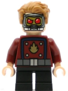 LEGO Super Heroes Minifigure Star-Lord - Short Legs (Genuine) - Picture 1 of 1