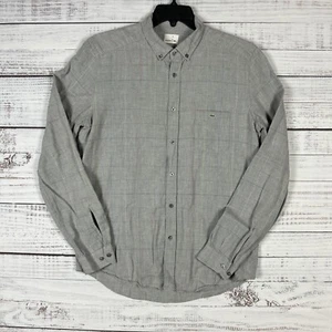 Camisa Lacoste Para Hombre Talla 42 Grande Abotonada Gris Multicolor Cuadros Franela Clara - Imagen 1 de 13