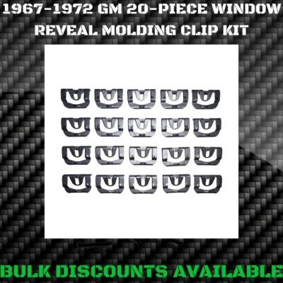 Pontiac GTO JUDGE 1967-1972 ventana trasera moldura moldura clips revelación GM Foto 1 de 3