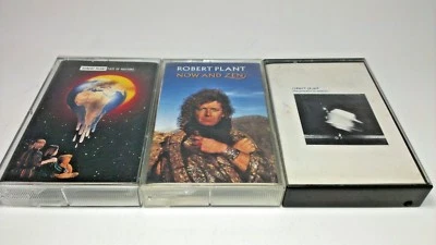 Lot of 3 Robert Plant CASSETTES -Now and Zen, Principle of Moments, Fate of Nati - Image 1 of 3