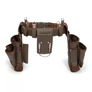 Estwing 14 Pocket Leather Framer's Tool Belt Pouch Apron Set 94746 - Picture 1 of 6