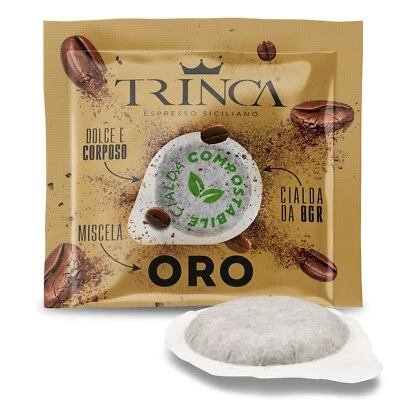 1 160 320 a 480 Cialde caffè Trinca Miscela Oro Gold Giallo Espresso gratis