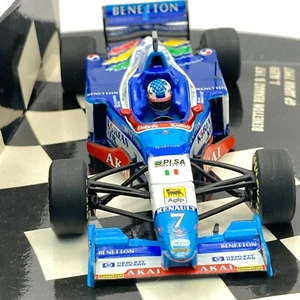 MINICHAMPS 1/43 Benetton Renault B197 Jean Alesi #7 Japan GP 1997 Japanese - Picture 1 of 15