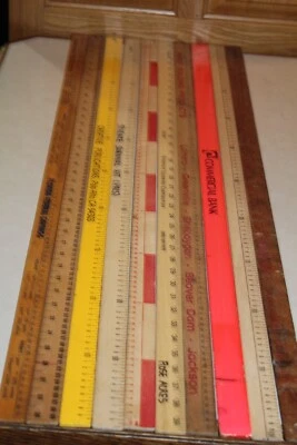 Lote de reglas de madera con palo de 10 metros cartel publicitario color arte artesanía pasatiempo palo de patio Foto 1 de 4