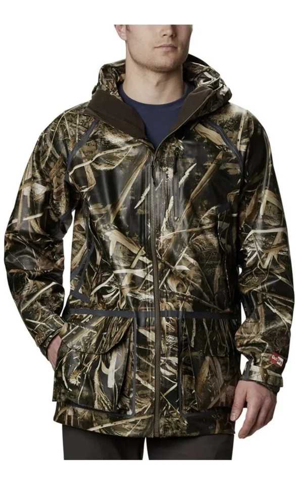 Columbia PHG Widgeon ODX Quad Parka Jacket OutDry Extreme Real Tree Camo Mens S - Image 1 of 4