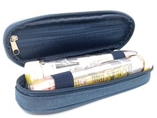 ICE Medical Blue Twin Epipen Syringe Case - Allergies Diabetes Inhalers