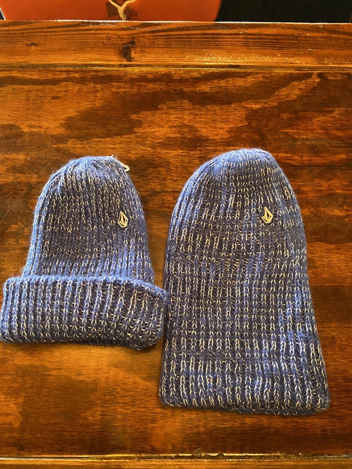 (1) Volcom Breuer Beanie Knit Snowboard Ski Winter Hat Brand New Blue - Image 1 of 1