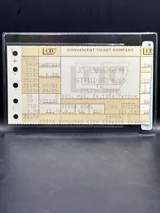 1984 Red Wings v Bruins Steve Yzerman Rookie (Goal) Ray Bourque Goal Biglietto Stub - Foto 1 di 2