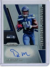 2019 Prizm DK Metcalf Sensational Signatures Silver RC Auto #SE-DKM